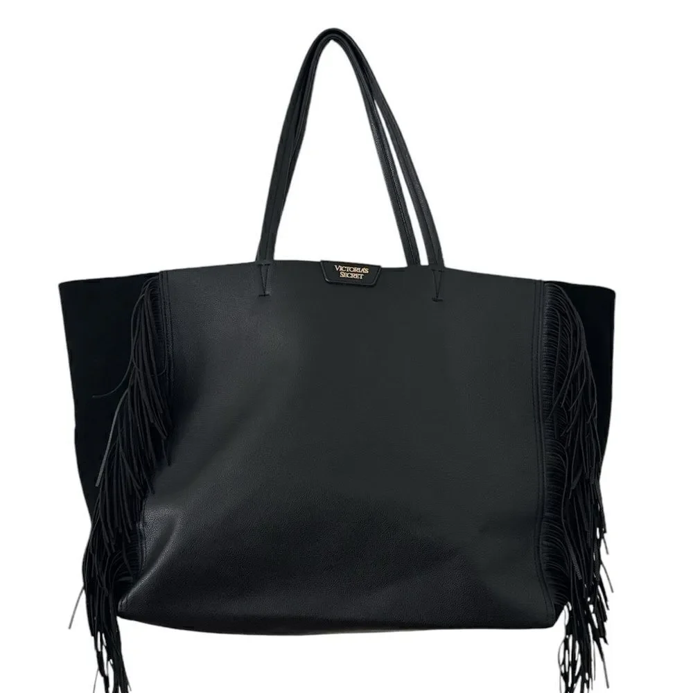 Victorias Secret Tote Bag Faux Leather EUC
